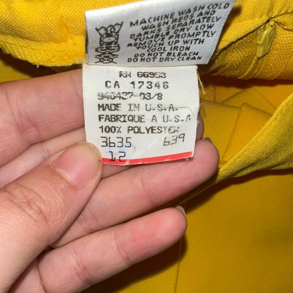 Head Women's Pleated Mini Skirts in Red, Yellow & Blue - Picture 5 of 5